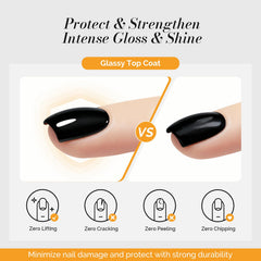 MelodySusie vernis-gel compatible avec gel et acrylique pour tous les ongles.