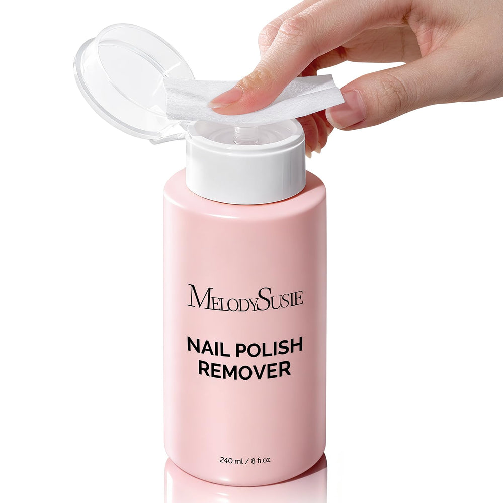 MelodySusie dissolvant acetone pour vernis gel, efficacité rapide.