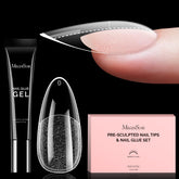 MelodySusie extensions d'ongles plein couverture, ajustement précis pour un look naturel.