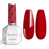 Gel rouge épais MelodySusie en bouteille offrant couverture nette et durable.