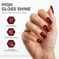 MelodySusie Jeweliver vernis gel longue tenue UV, brillance qui dure semaine après semaine.