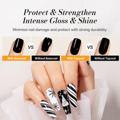Kit ongles MelodySusie 15 ml: ensemble pratique à domicile.