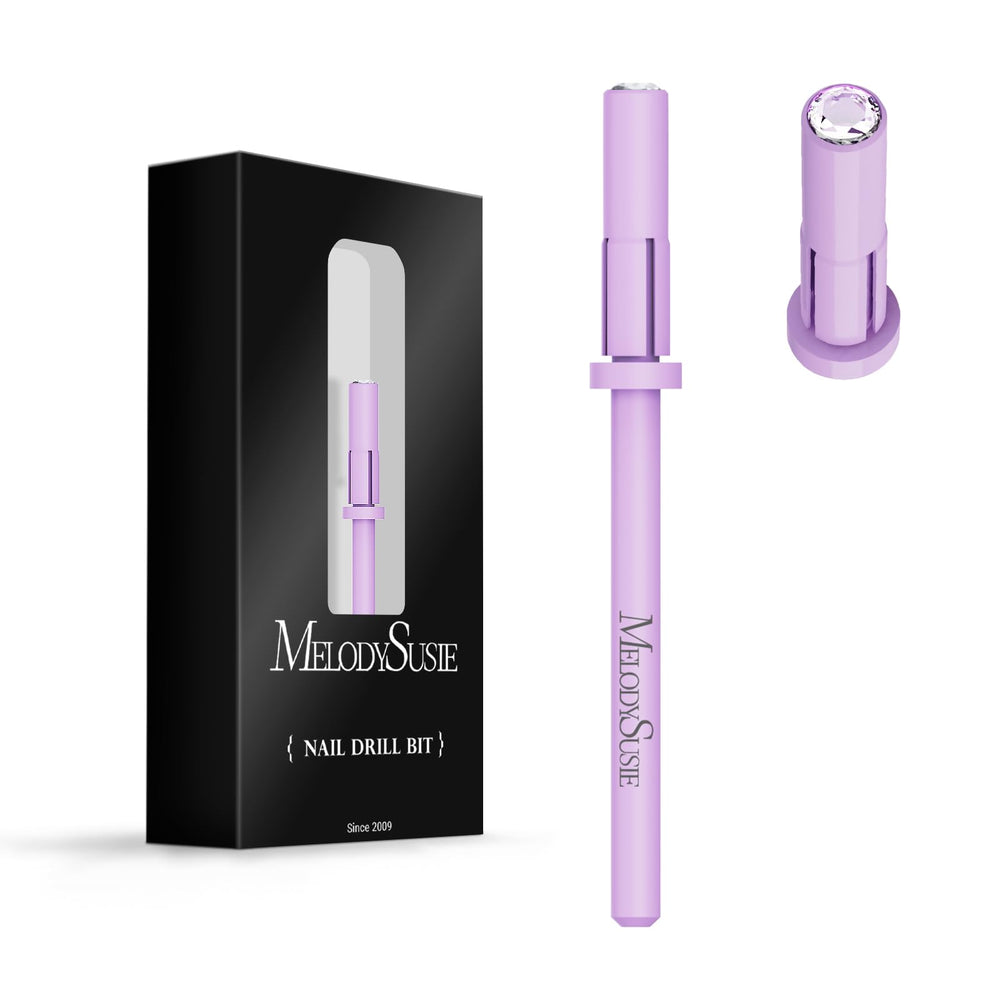 MelodySusie mandrin top cristal 3-1mm, stabilité fiable pour un ponçage précis des ongles