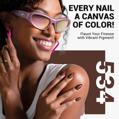 MelodySusie manicure maison — fini élégant Brun Café pour vos ongles.