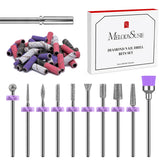 Mèche diamant MelodySusie pour cuticule, précision et douceur lors du travail.