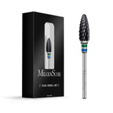 Mèche flamme céramique MelodySusie noir 3-32, retrait gel en douceur
