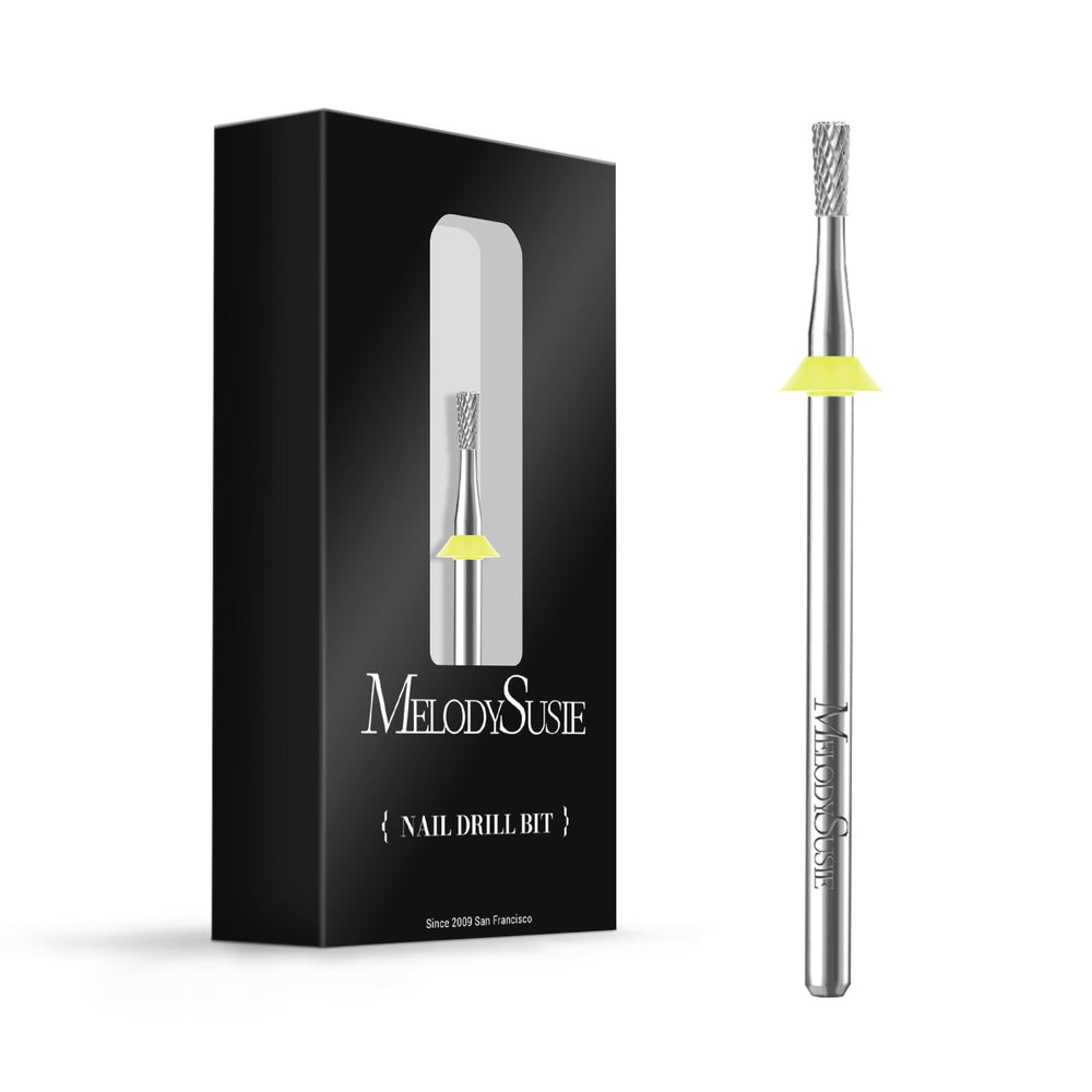 MelodySusie mèche de perçage inversé R-cut 2,3 mm pour ongles, nettoyage précis des cuticules.