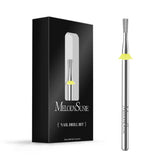 MelodySusie mèche de perçage inversé R-cut 2,3 mm pour ongles, nettoyage précis des cuticules.