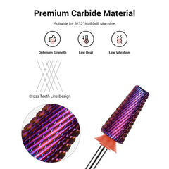 MelodySusie foret carbure 5 en 1, nettoyage efficace du cuticule.