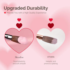 MelodySusie pinceaux extensions ongles 8/12/14/16, application précise.