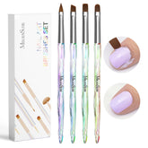 MelodySusie pinceau oval pour nettoyer rapidement les surfaces des ongles.