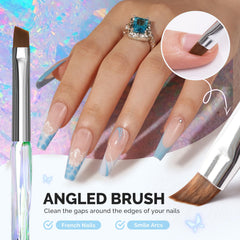 MelodySusie pinceau plat idéale pour l’application sur de grandes surfaces.