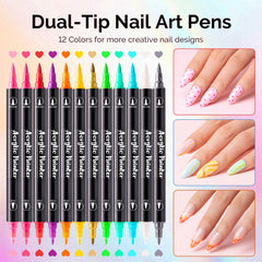 Stylo MelodySusie pour ongles, points fins, motifs précis.