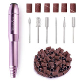 MelodySusie Stylo Dril Ongles Portable PC120B avec adaptateur CA, prise en main confortable.