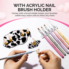 Support ongles métal MelodySusie, organisation facile des accessoires.