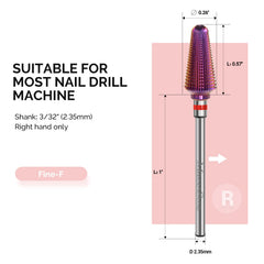 MelodySusie Tornado Bit douille 3-32 pouces — compatible avec la plupart des perceuses.