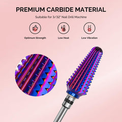 MelodySusie Tornado, embout grain extra gros, retire rapidement les extensions et gels.
