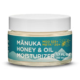 Melora crème visage Manuka – bouteille pour hydratation quotidienne.