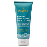 Melora Manuka Honey Body Lotion, bouteille 7oz, hydratation durable.