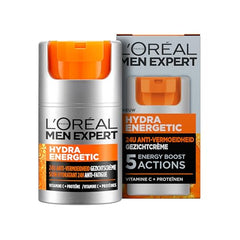 Texture légère de Men Expert Hydra Energetic, pénètre rapidement.