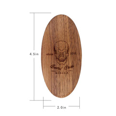 Détails des poils de sanglier et du bois de noyer, brosse compacte.