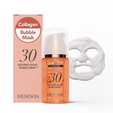 MENOKIN masque bulles rapide – emballage élégant pour une routine rapide et efficace.