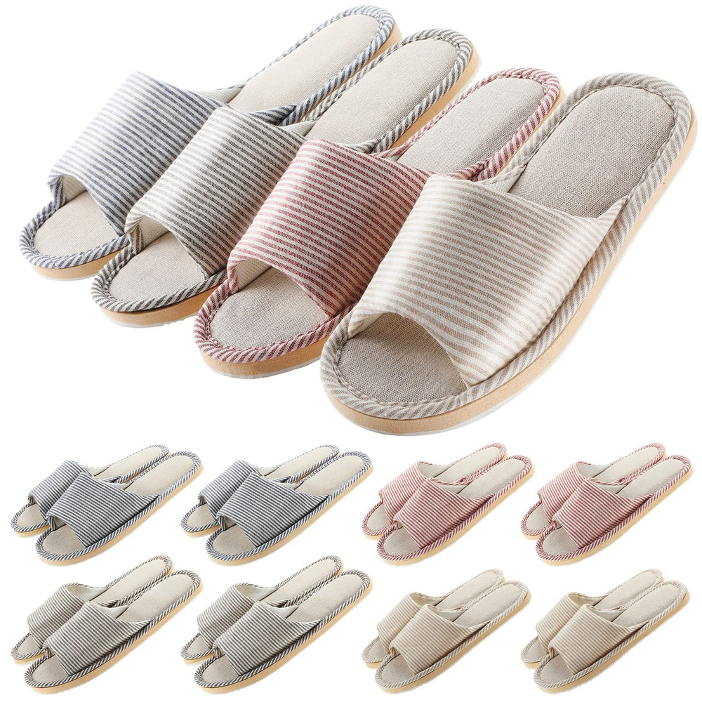 Chaussons Mepase pour invités, bout ouvert, confort immédiat.