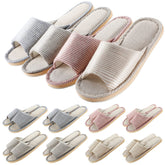 Chaussons Mepase pour invités, bout ouvert, confort immédiat.