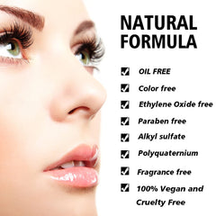 Mererke_Pretty Shampoing Cils 50ml: soin léger pour extensions et cils naturels.