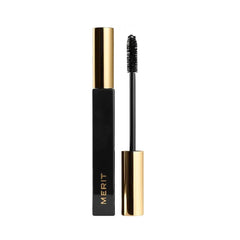M.E.R.I.T Mascara emballage design moderne pour une routine rapide et élégante.