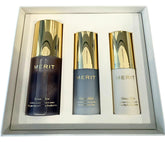 Merit Mini Great Skin Trio nettoie le visage par un nettoyage double pour peau nette et fraîche.