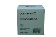 Cosmelan 2 de Mesoestetic, emballage pratique, aide à uniformiser le teint
