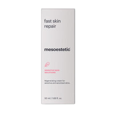 Mesoestetic crème apaisante, texture calmante et réconfortante après procédure.