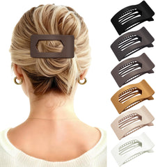 Mesovor pinces-cheveux plates lot de 6, maintien fiable pour tout type de cheveux.