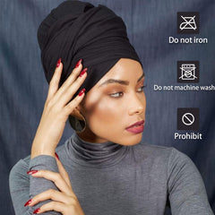 Messen head wrap beige, douceur et confort modernes pour le quotidien.