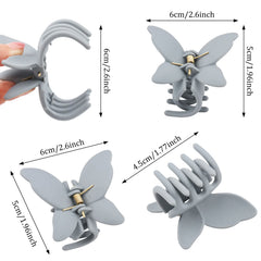 Pince papillon Messen anti-glisse assure une tenue sûre sur cheveux fins.