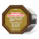 MetaGrip epingles bronze 2 pouces invisibles pour coiffures discrètes.