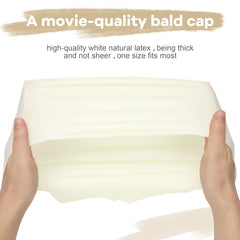 Capuchon de perruque nue MetFun pour ajustement peau et look chauve.