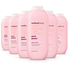 Method Body Wash Pure Peace: pack de six bouteilles prêt à l'emploi