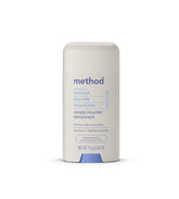 Method Simply Nourish bâton coco lait riz karité pour une fraîcheur durable.