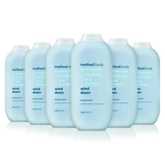Method Wind Down, bouteille 18 oz, expérience douche relaxante et hydratante