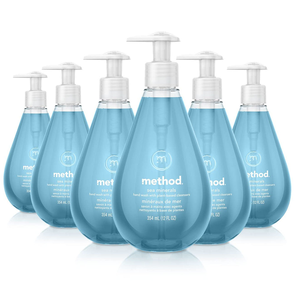 Savon Method Minéraux marins, bouteille sans pompe prête à remplir pour usage quotidien.
