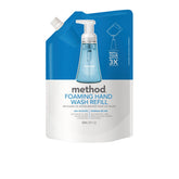 Method Savon mousse Sea Minerals en recharge, réduit les déchets plastiques et prolonge la bouteille.