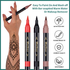 Metker pochoirs tatouage 77 grands pour designs variés
