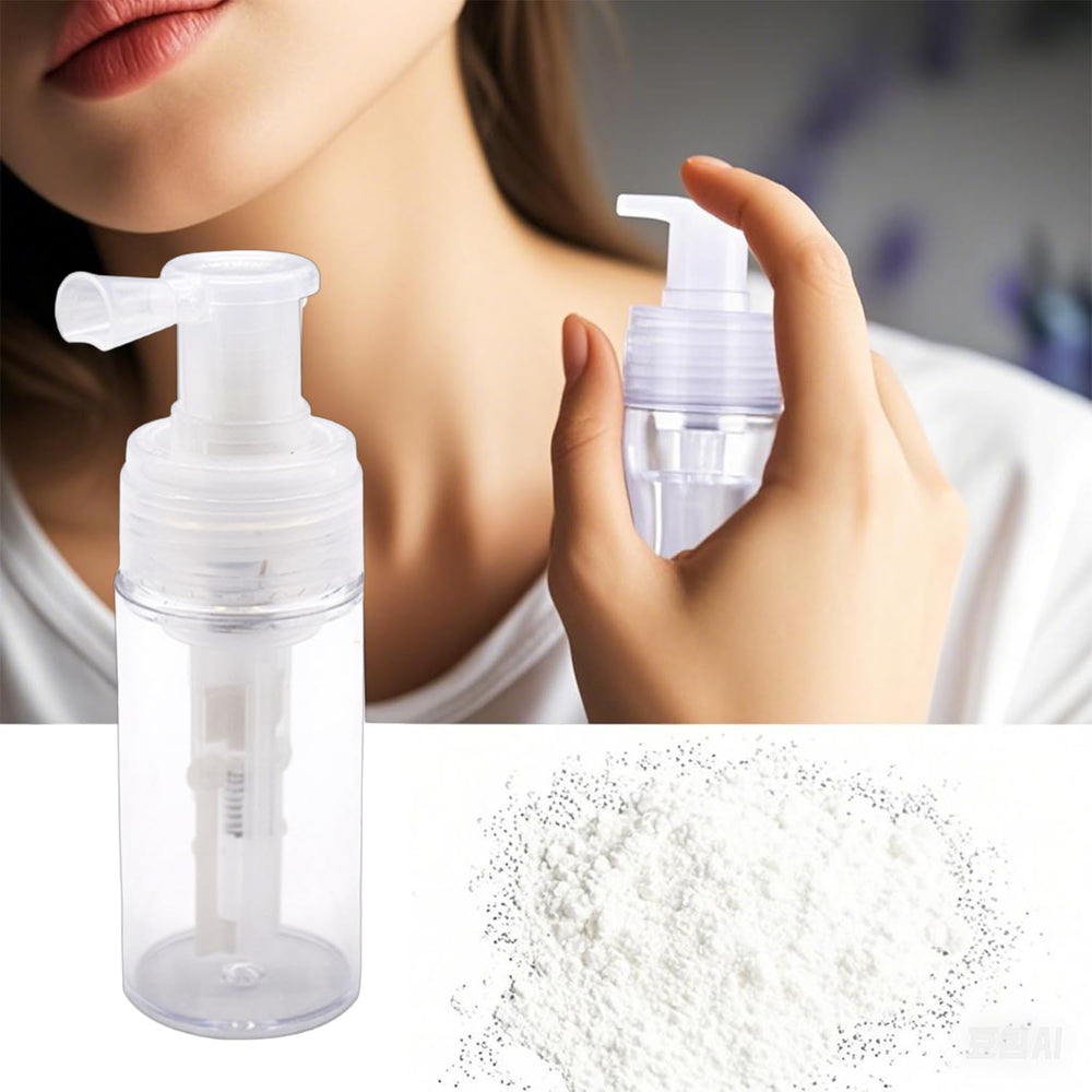 MEYIART bouteille poudre portable amovible, pratique en voyage pour une application rapide.