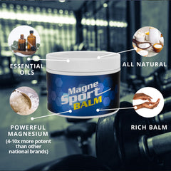 MG12 MagneSport baume-massage-musculaire : facilite le massage ciblé et apaise les muscles.