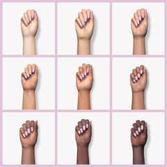 Motifs dégradés et ombrés avec Mia Secret Poudre Acrylique Rose.
