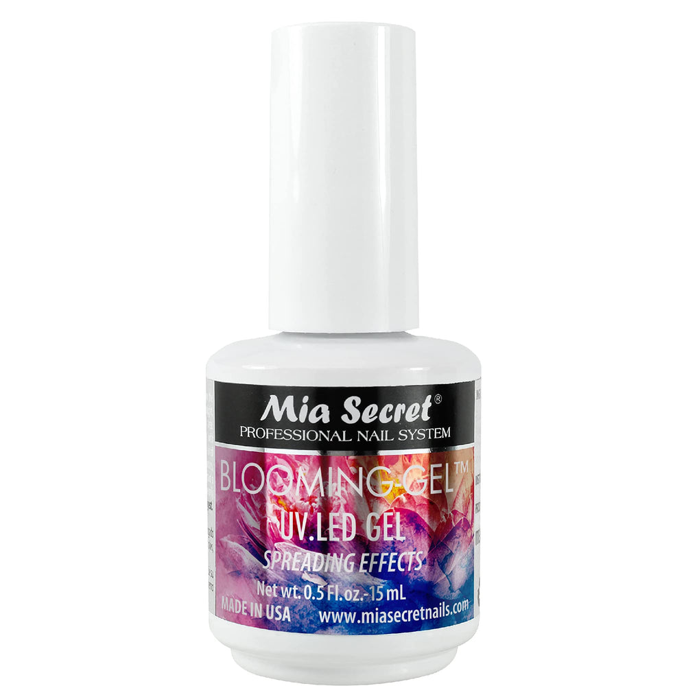 Mia Secret Blooming Gel – design marbre élégant pour une manucure moderne.