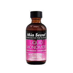 Mia Secret monomere liquide 2 oz, idéal pour ongles en acrylique professionnels.