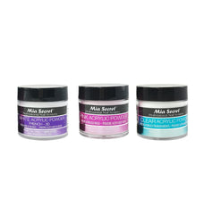 Mia Secret poudre acrylique claire 1 oz idéale pour des ongles transparents brillants